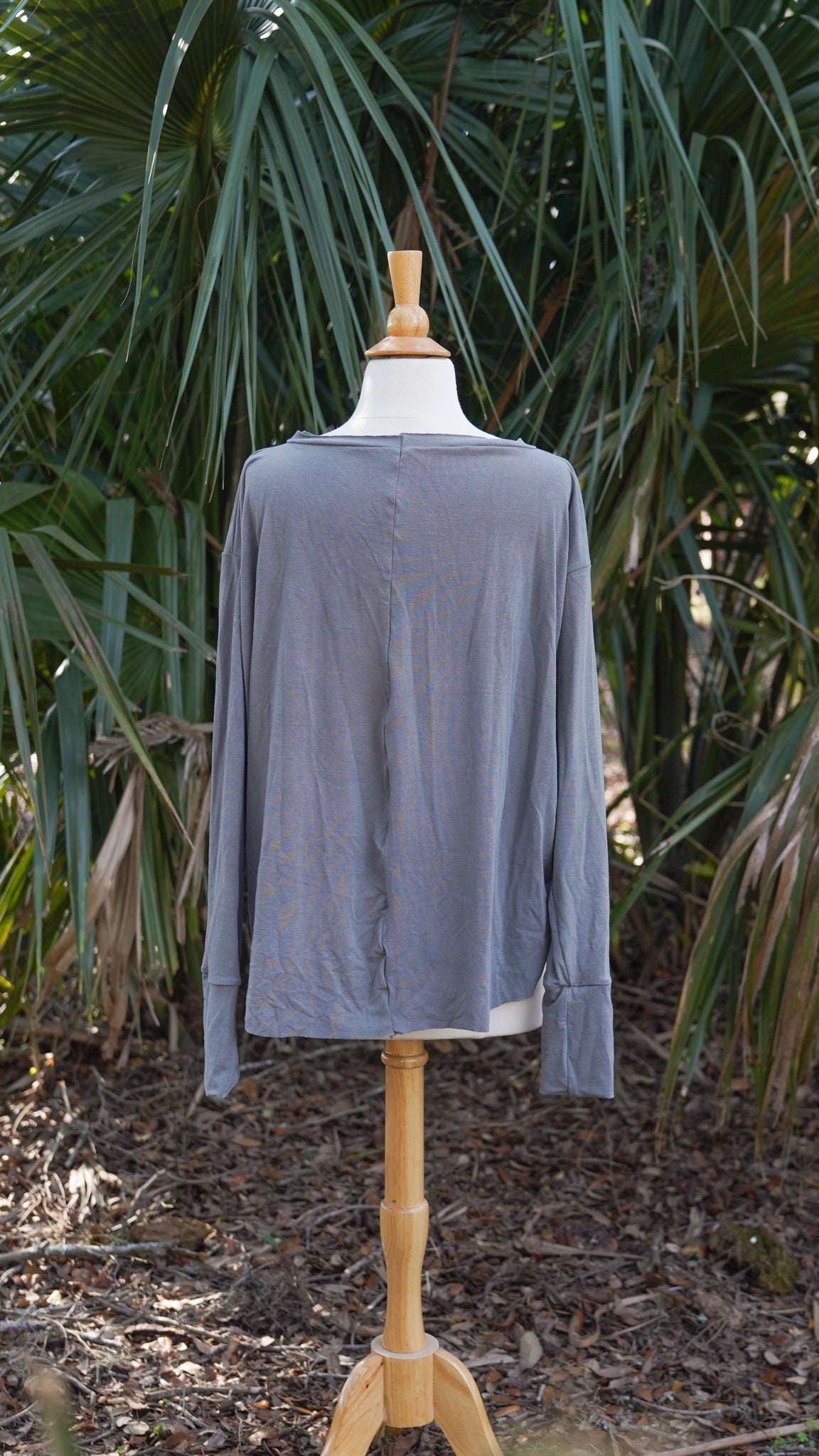 Pinch of Grace Oversize T (Long Sleeve) Sea Sage