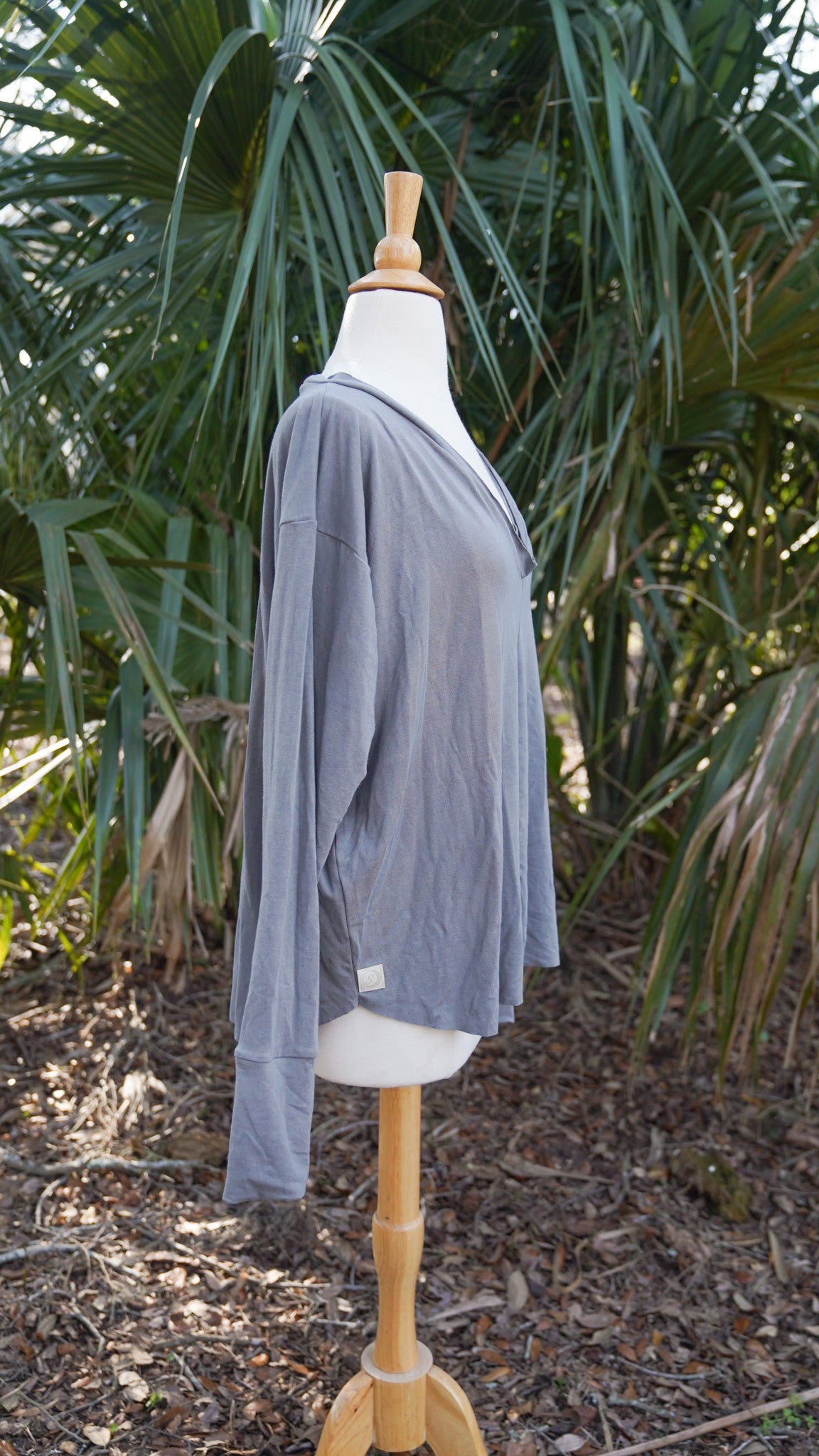 Pinch of Grace Oversize T (Long Sleeve) Sea Sage
