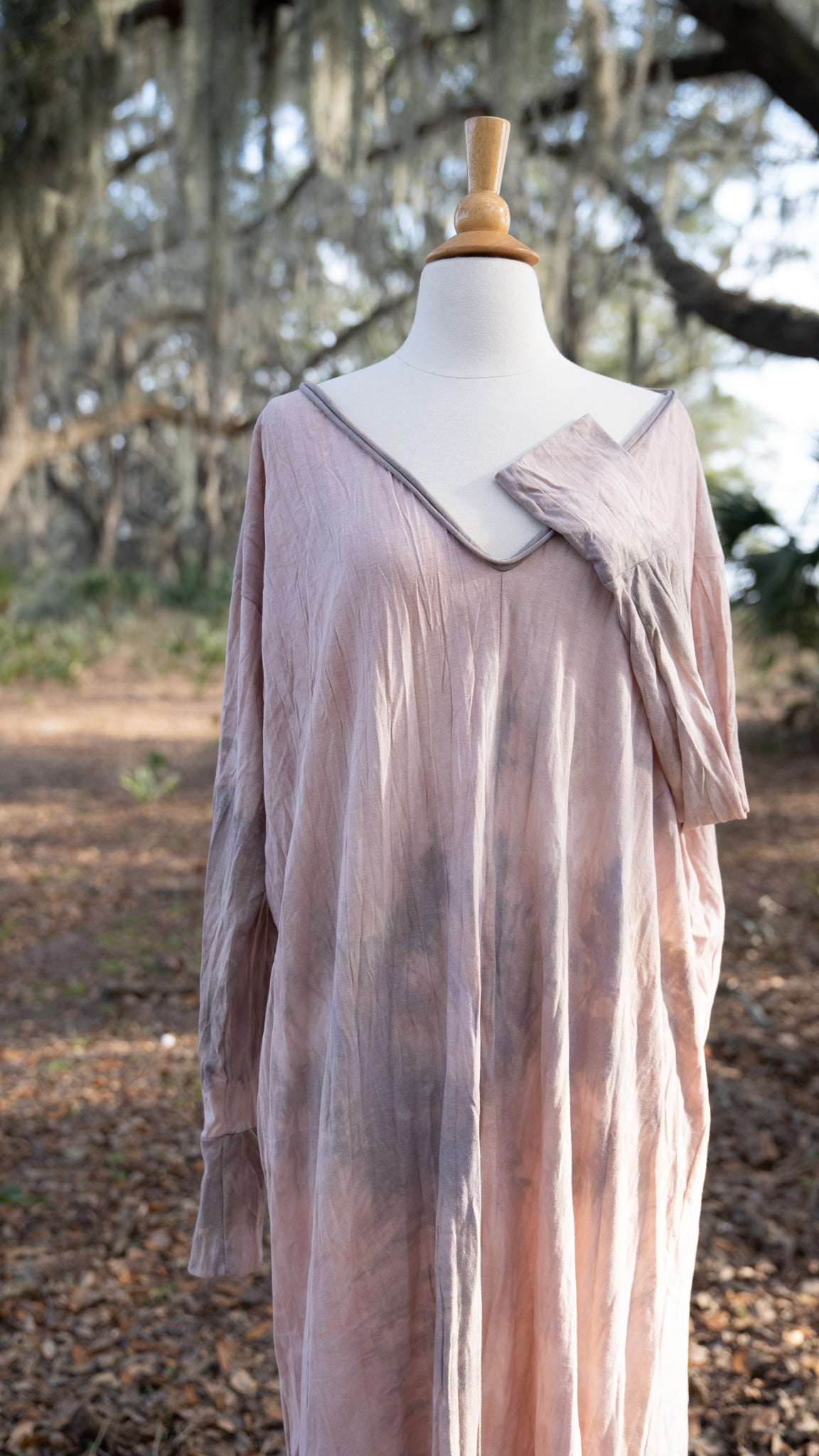 Pinch of Grace Oversize Kaftan (Long Sleeve) Rosehips