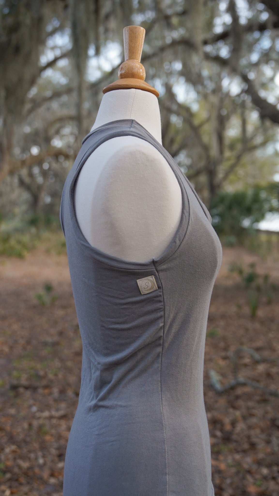 Four Winds Racerback Tank Sea Sage