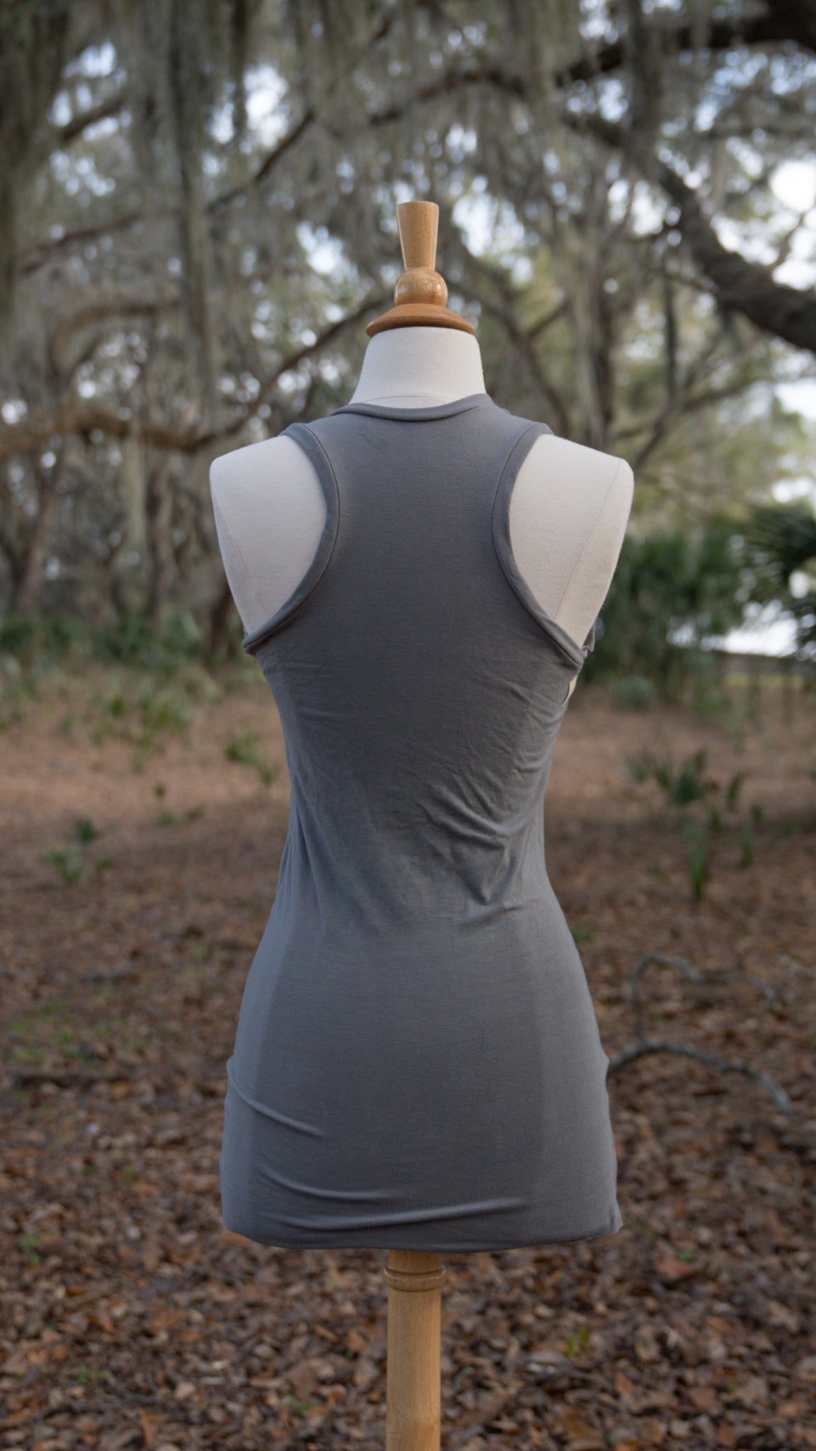 Four Winds Racerback Tank Sea Sage