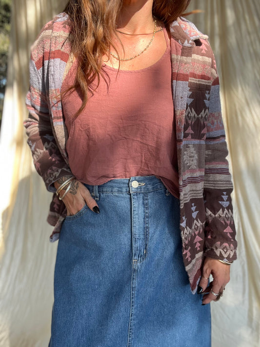 ✧ Southwest Flannel ✧ Natural Fibers