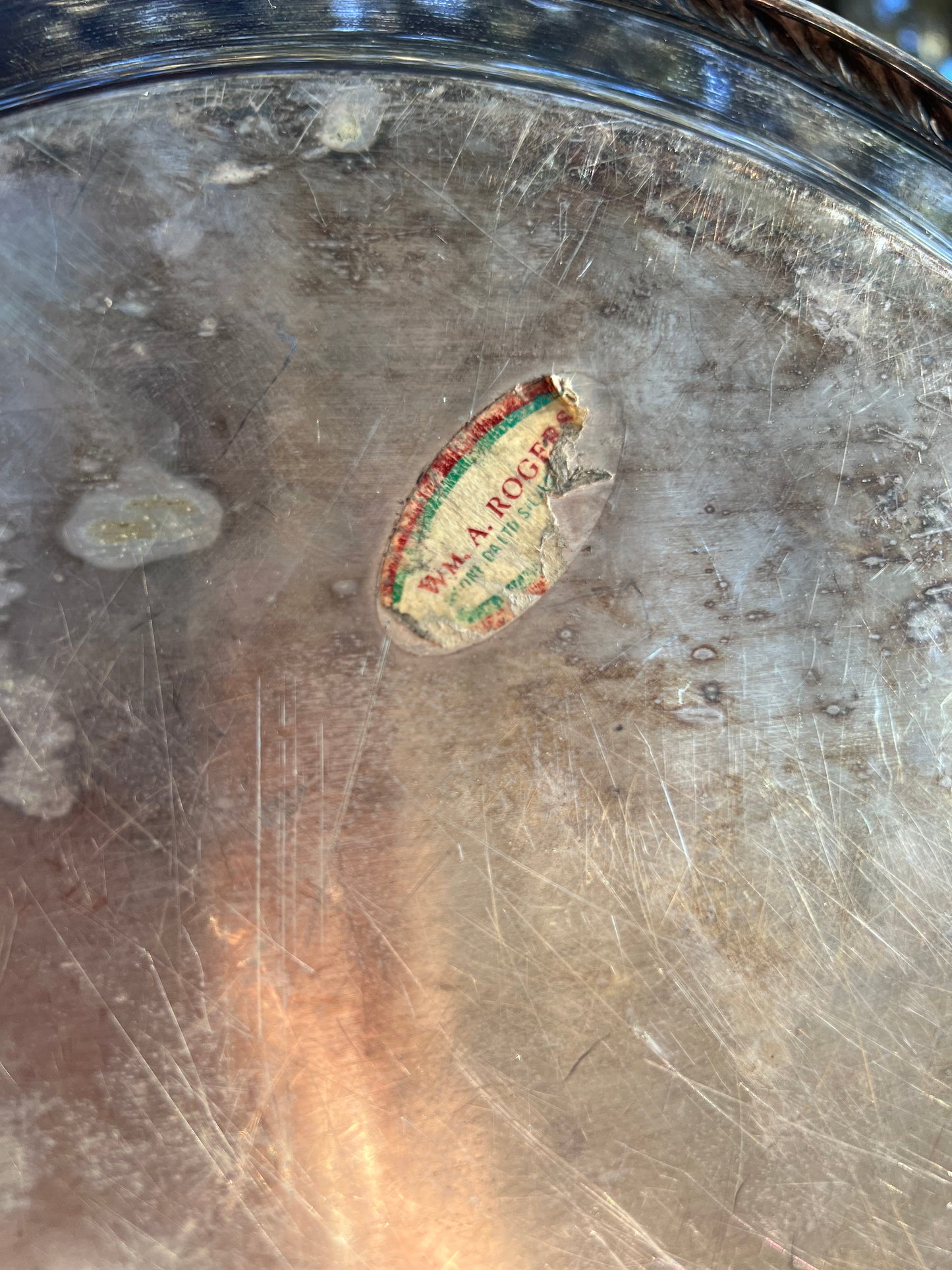 ✧ Ornate Silver Serving Platter ✧