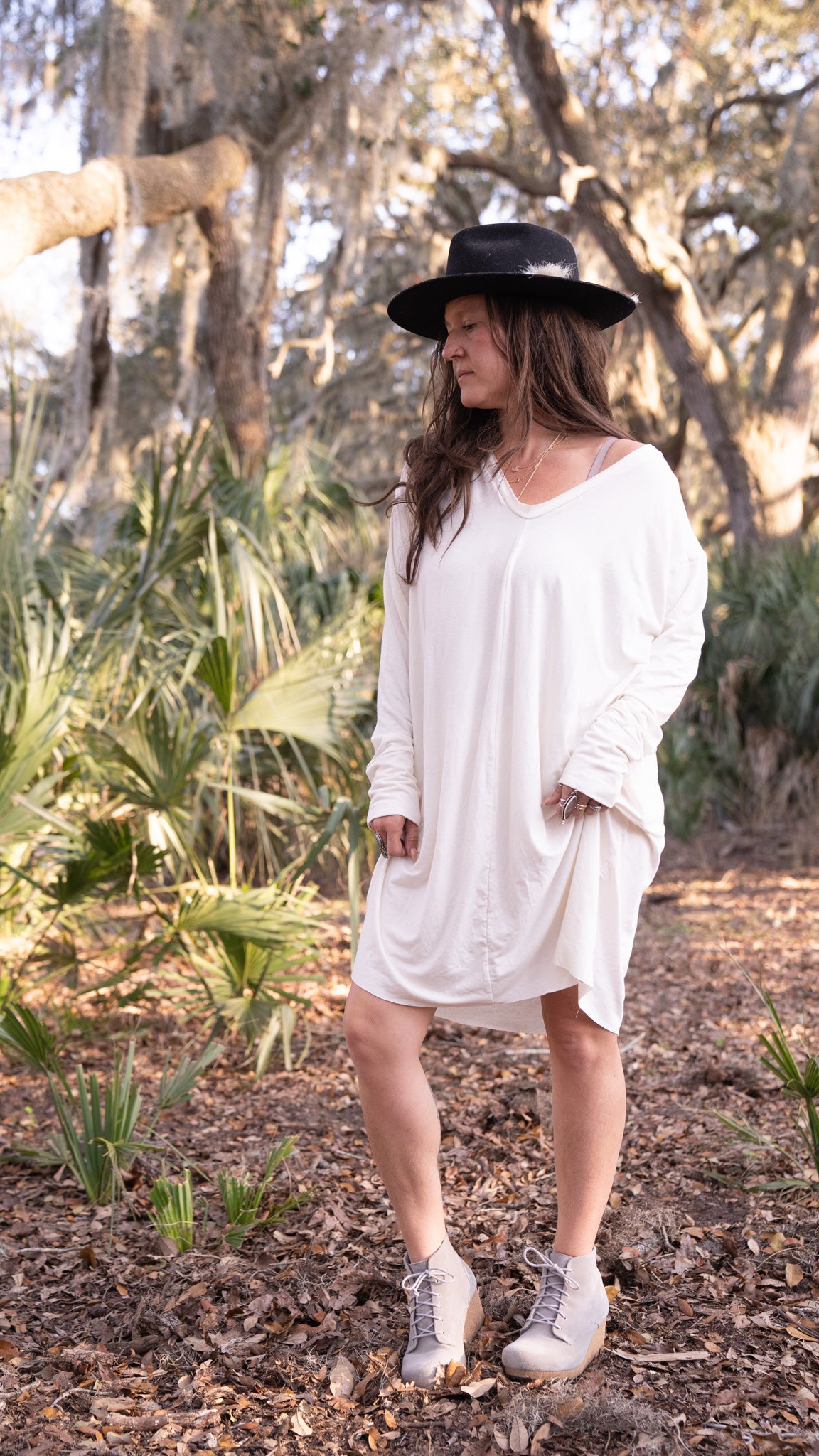 Pinch of Grace Oversize T (Knee Length) Long Sleeve