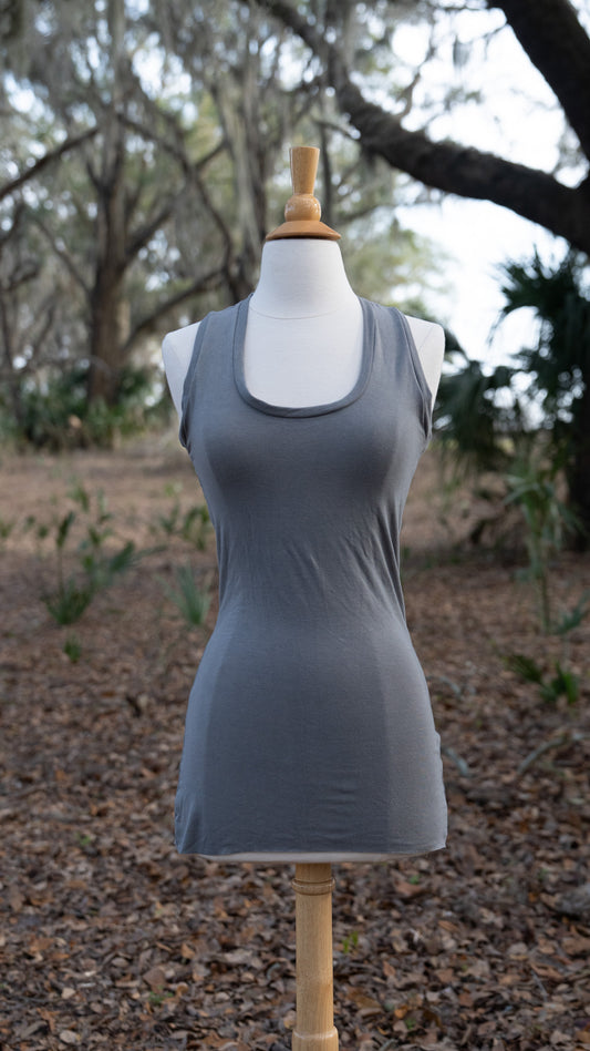 Four Winds Racerback Tank Sea Sage