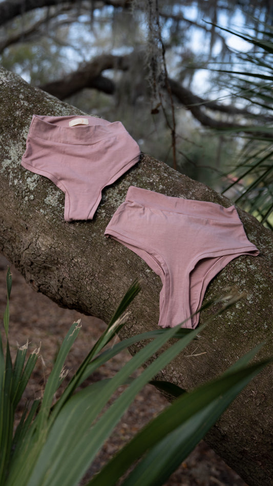 Kahlia Underthings (High Waist Thong) Blossom
