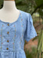 ✧ Embroidered Denim Dress  ✧ Natural Fibers