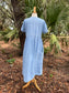 ✧ Embroidered Denim Dress  ✧ Natural Fibers