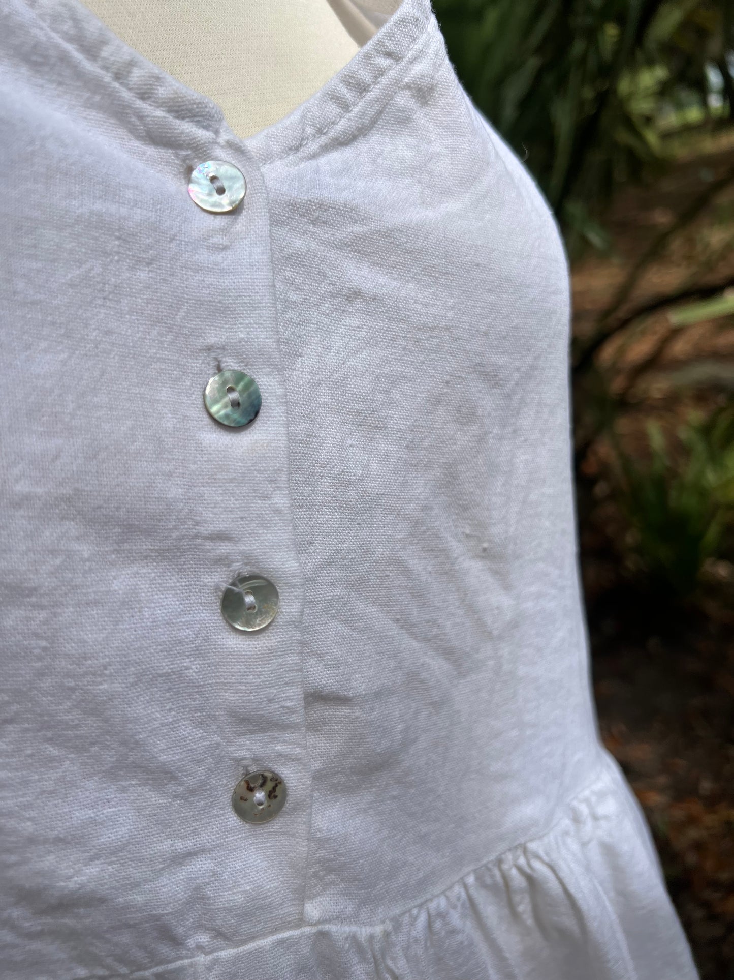 ✧ Tiered Linen Dress  ✧ Natural Fibers