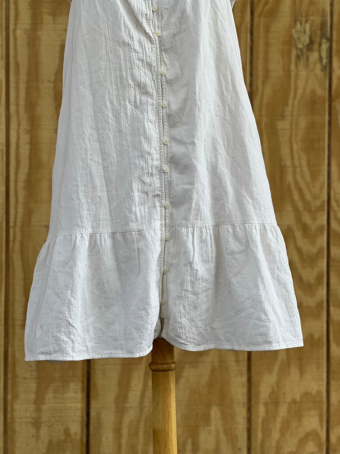 ✧ Ruffle Sleeve Dress ✧ Natural Fibers