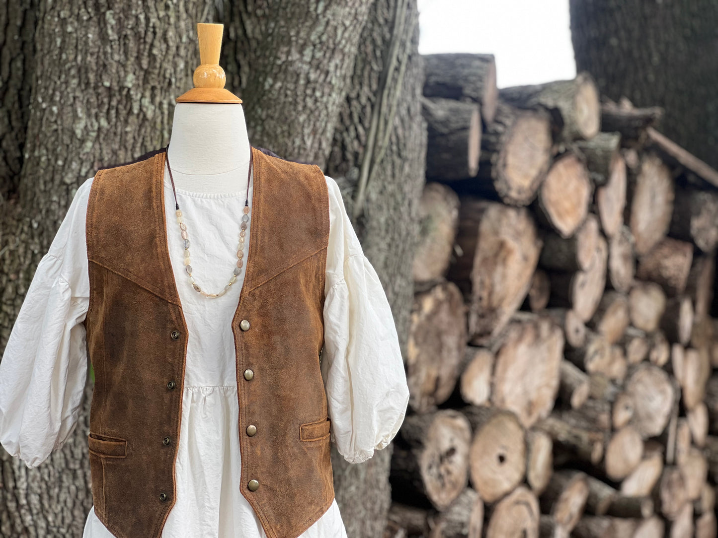 ✧Minnetonka Leather Vest ✧ Unisex