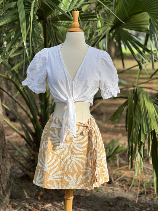 ✧ Tie Top ✧ Natural Fibers