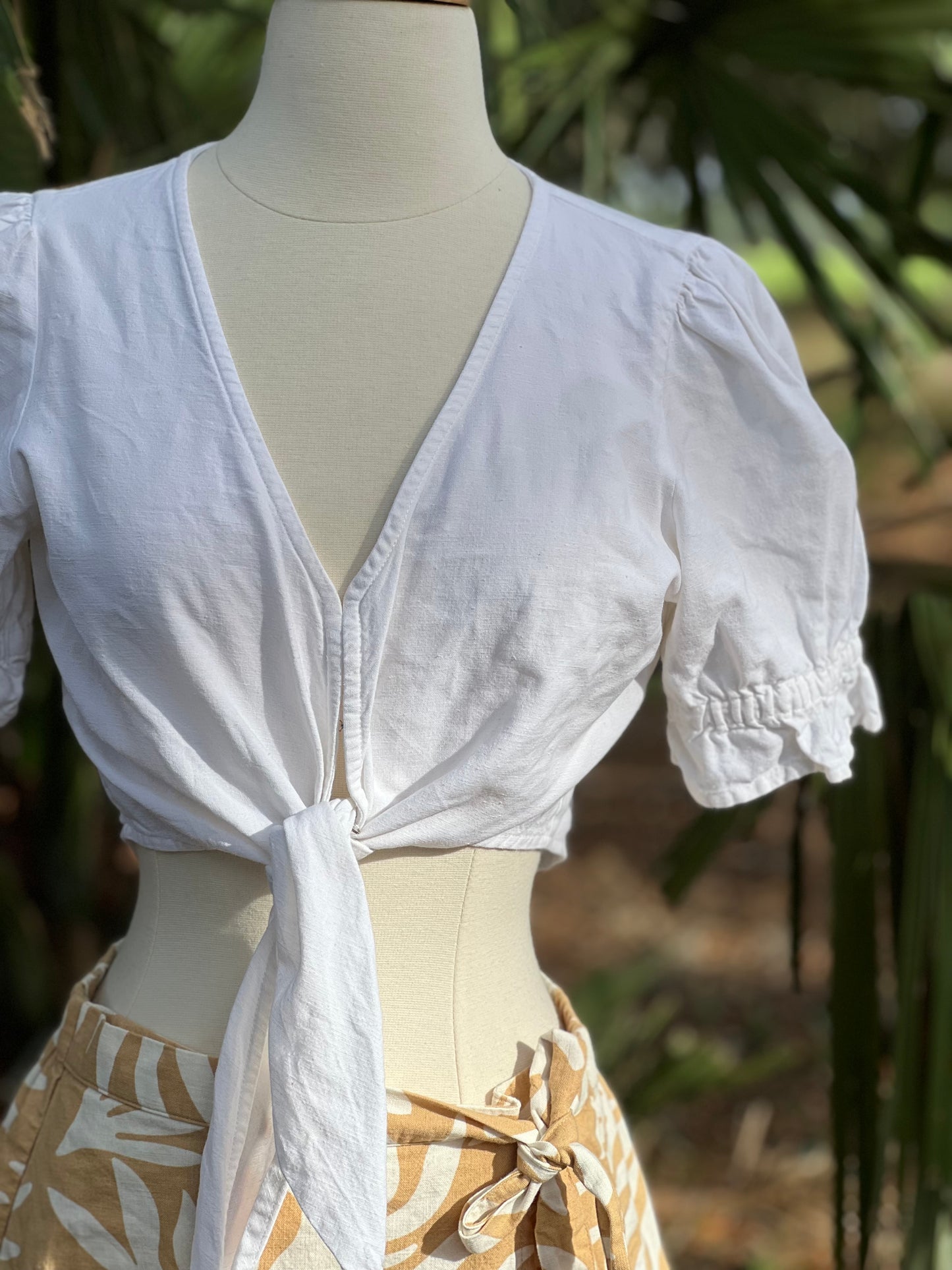 ✧ Tie Top  ✧ Natural Fibers