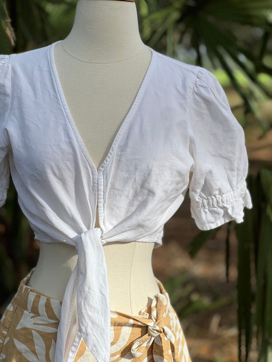 ✧ Tie Top  ✧ Natural Fibers