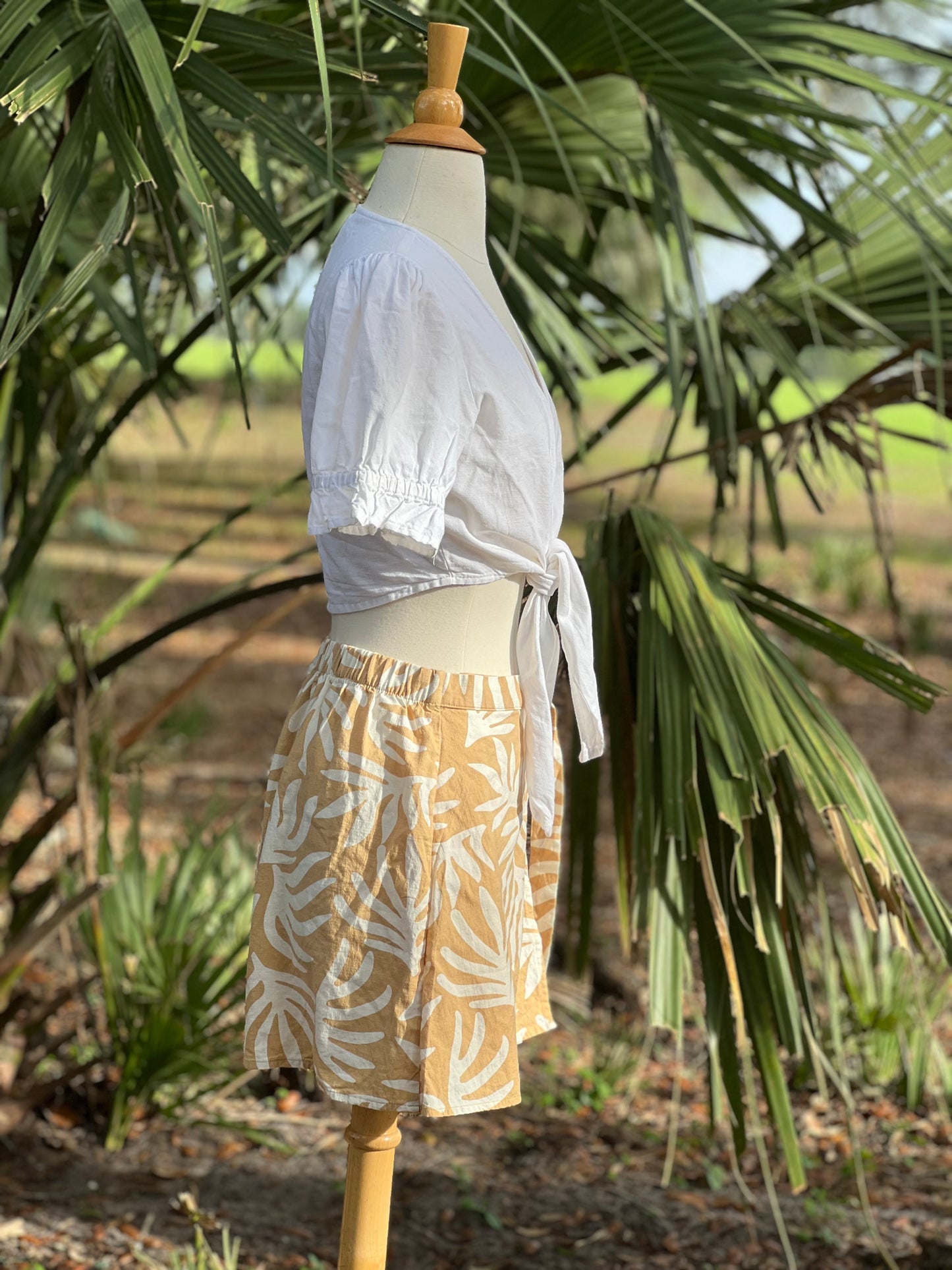 ✧ Tie Top  ✧ Natural Fibers