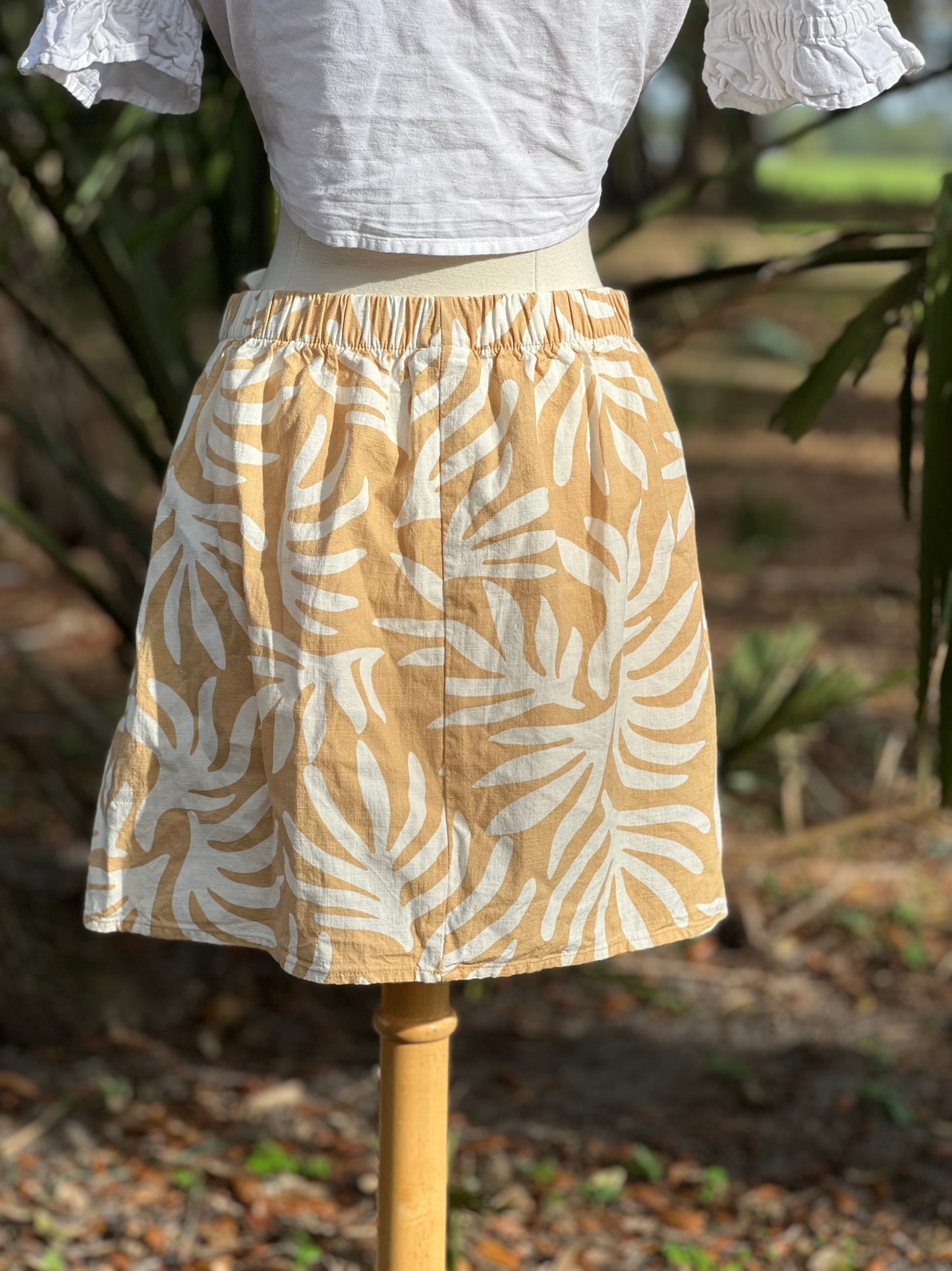 ✧ Botanical Wrap Skirt  ✧ Natural Fibers