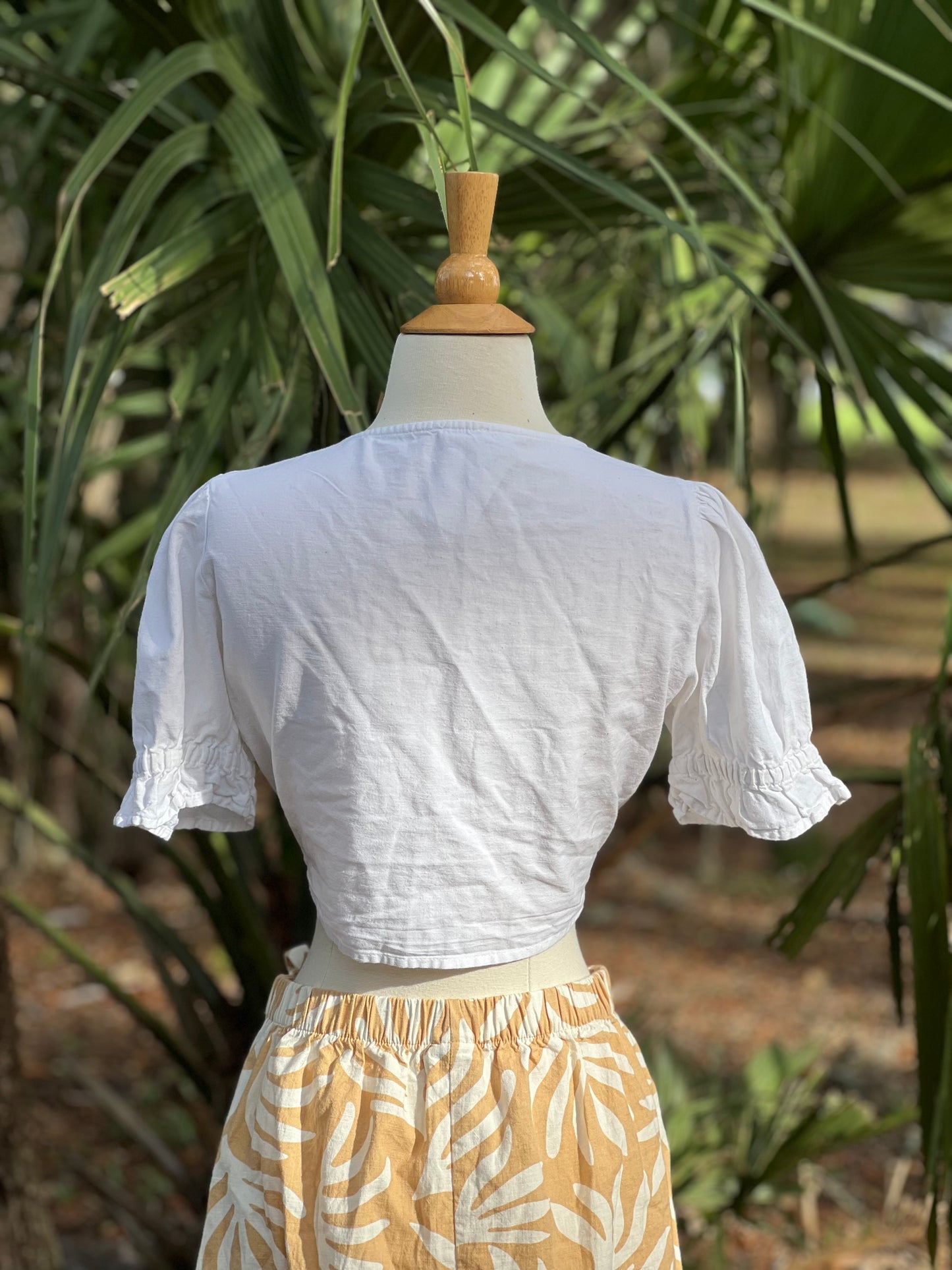 ✧ Tie Top  ✧ Natural Fibers