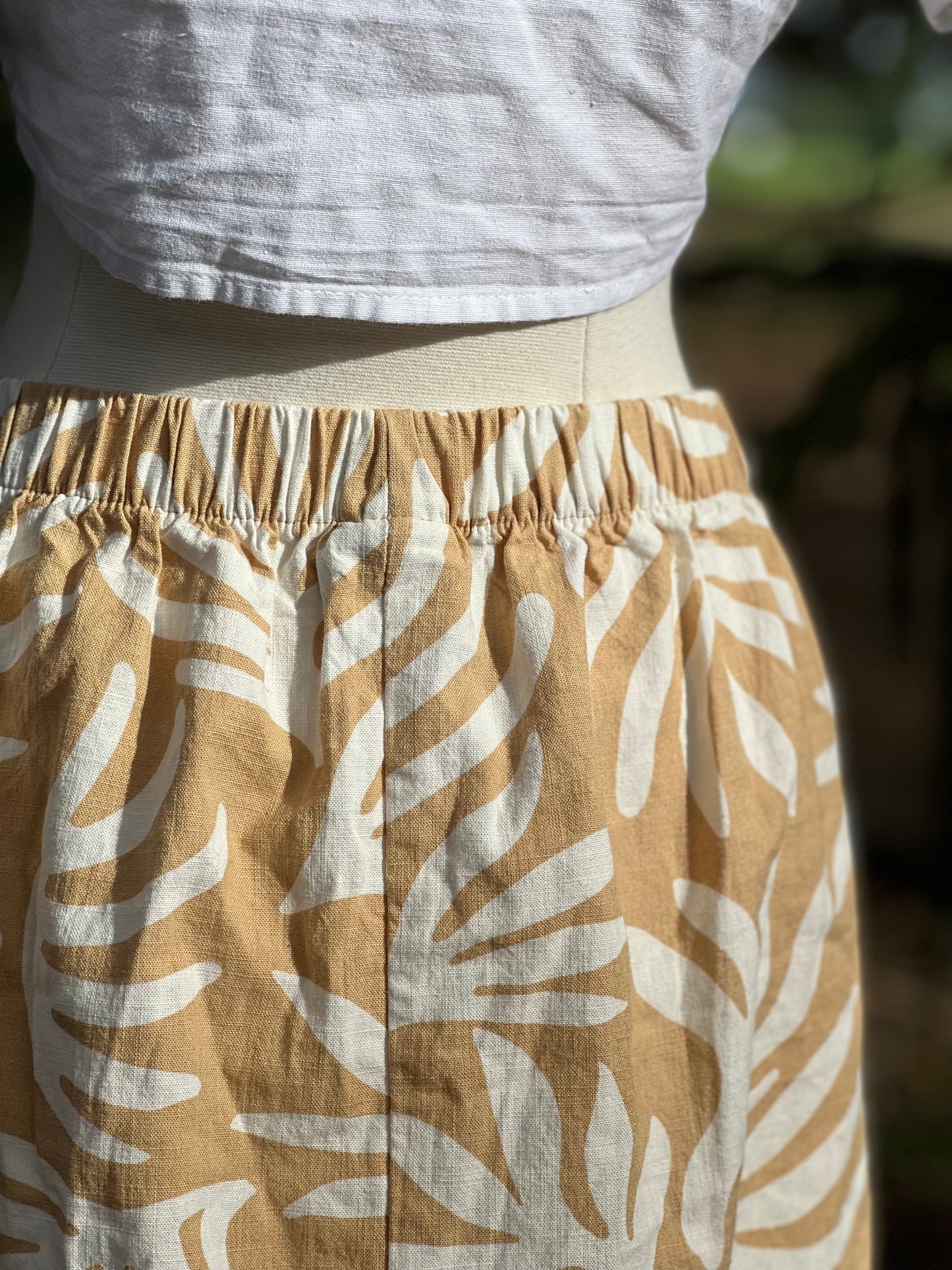 ✧ Botanical Wrap Skirt  ✧ Natural Fibers