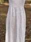 ✧ Gingham Dress ✧ Natural Fibers