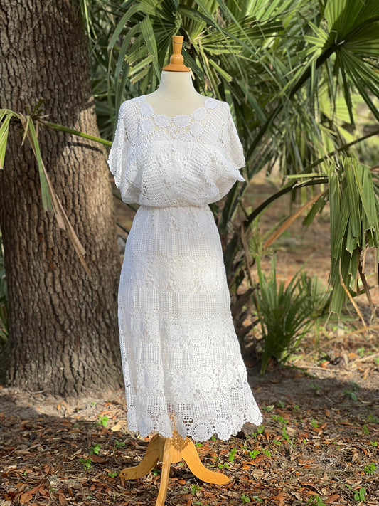 ✧ Crochet Lace Dress ✧ Handmade