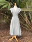 ✧ Flutter Sleeve Wrap Dress  ✧ Natural Fibers