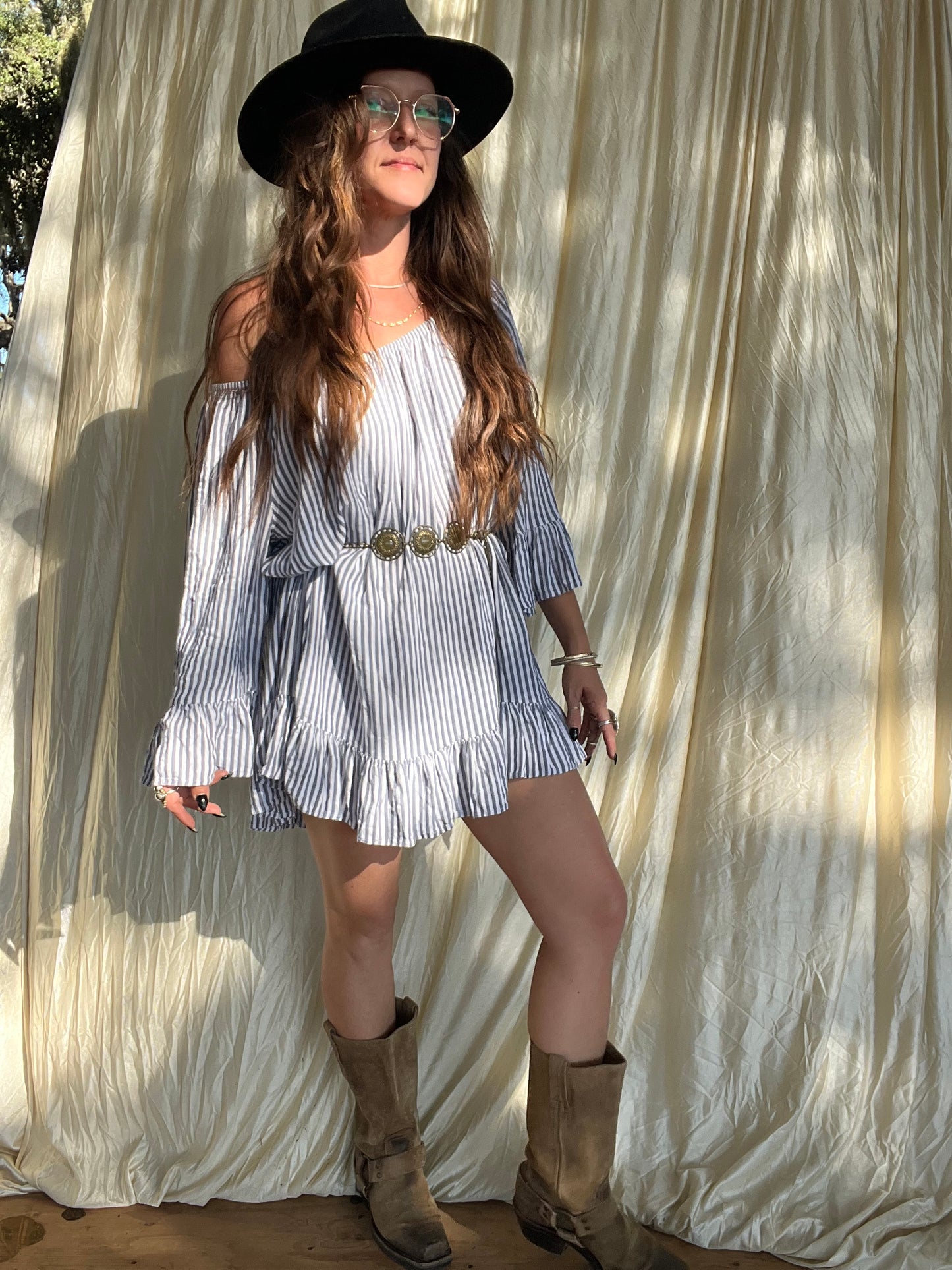 ✧ Striped Ruffle Tunic ✧