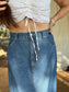 ✧ Denim Midi Skirt ✧ Natural Fibers