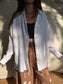 ✧ Oversize Gauzey Button Down ✧ Natural Fibers
