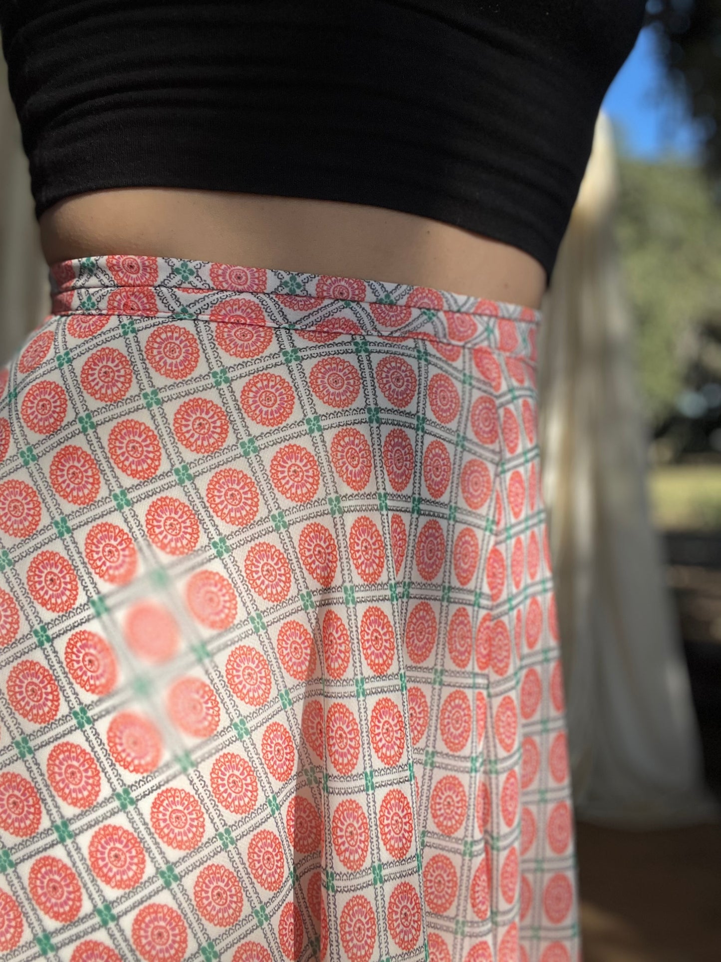 ✧ Printed Maxi Skirt ✧