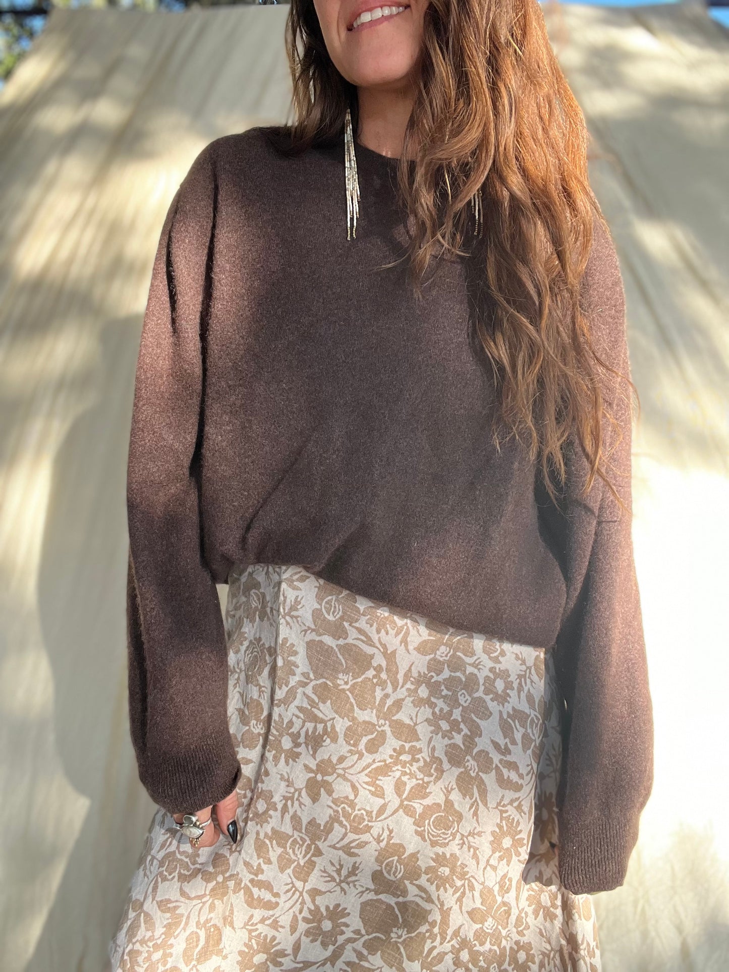 ✧ Cashmere Wool Sweater ✧ Natural Fibers