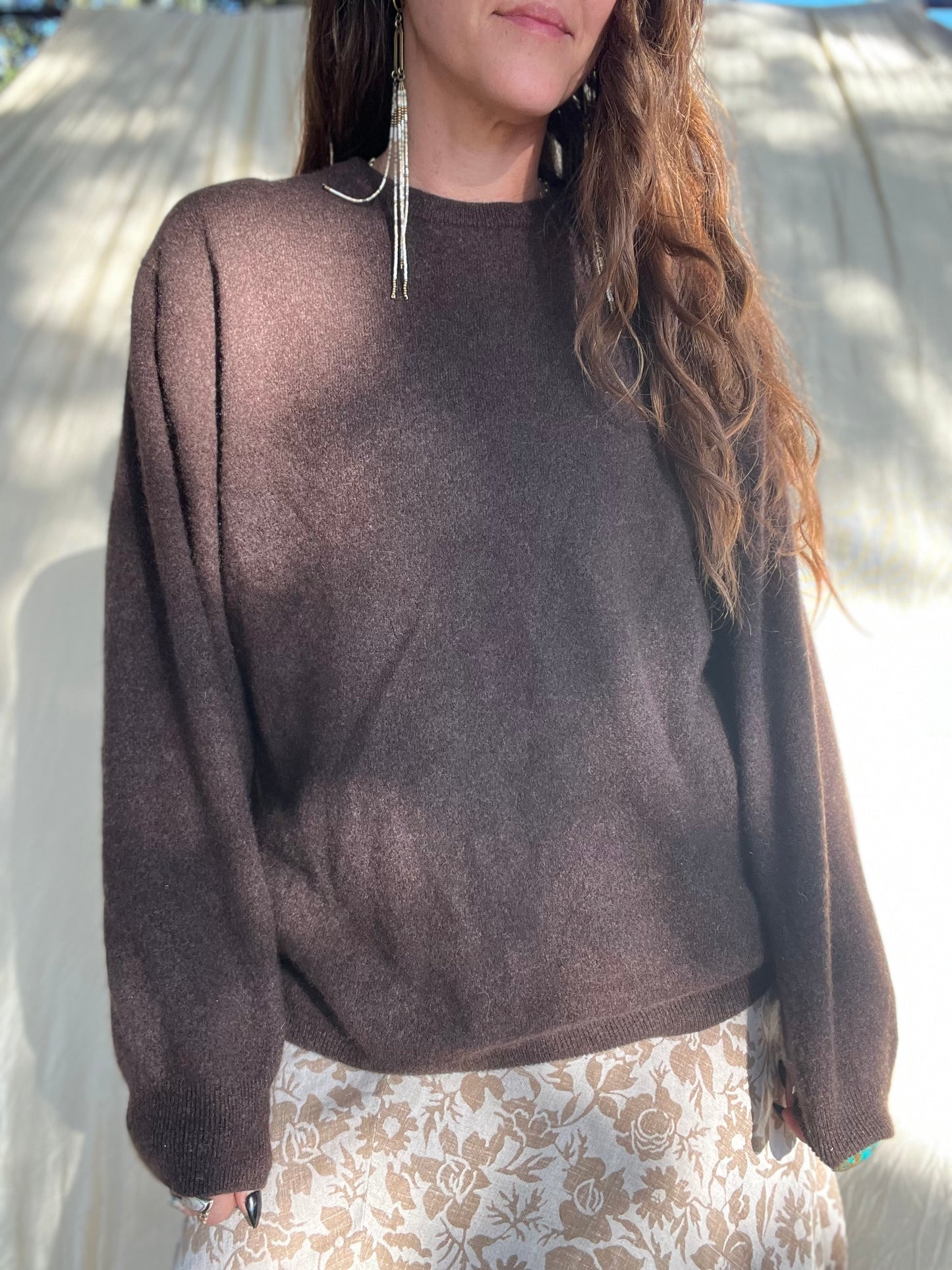 ✧ Cashmere Wool Sweater ✧ Natural Fibers