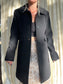 ✧ Black Wool Peacoat ✧ Natural Fibers