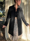 ✧ Black Wool Peacoat ✧ Natural Fibers
