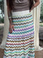 ✧ Tiered Crochet Skirt ✧ Natural Fibers