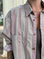 ✧ 90’s Striped Button Down ✧ Natural Fibers