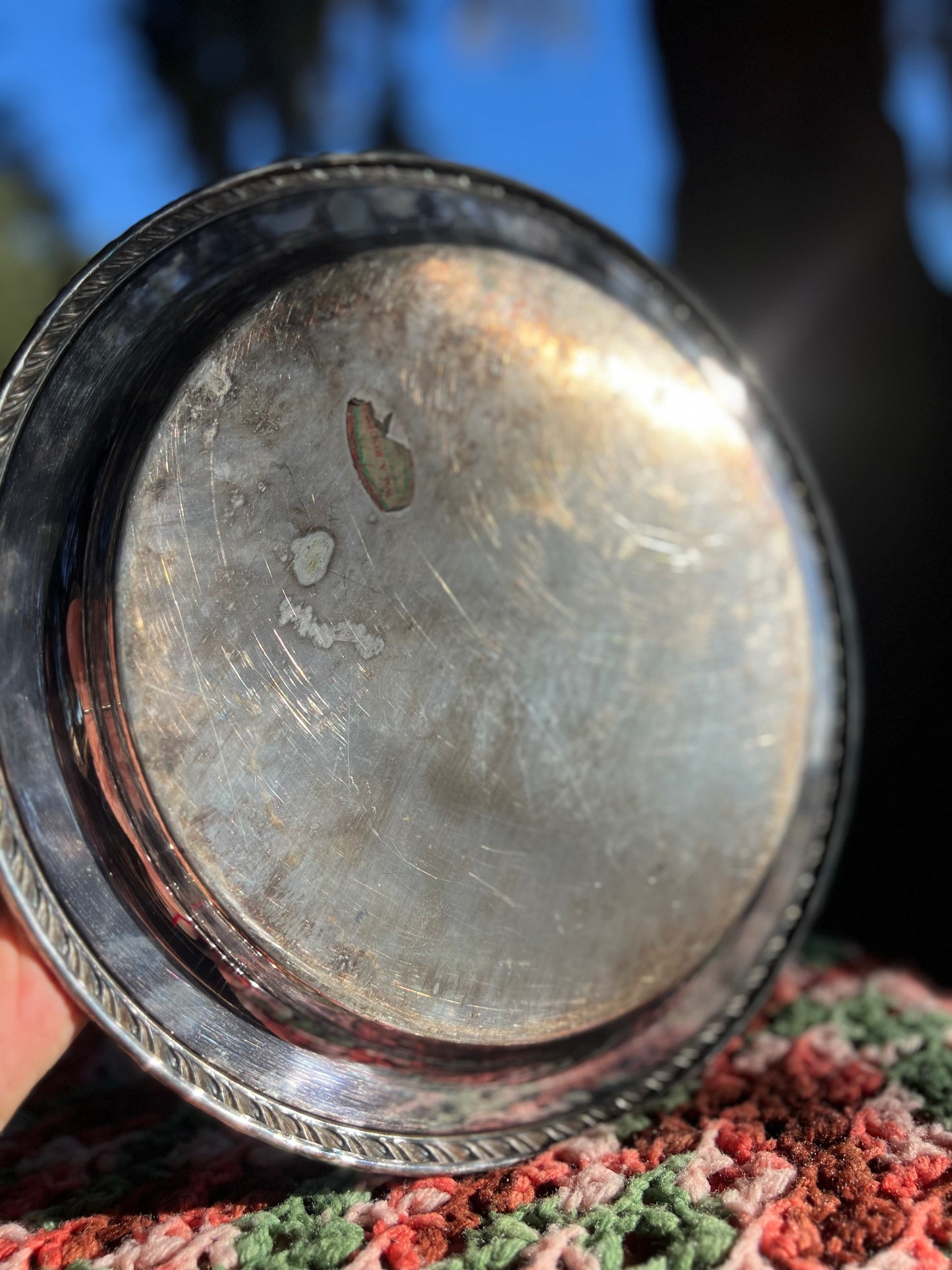 ✧ Ornate Silver Serving Platter ✧