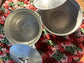 ✧ 1940-50s Hand-wrought Bowls with Lids ✧