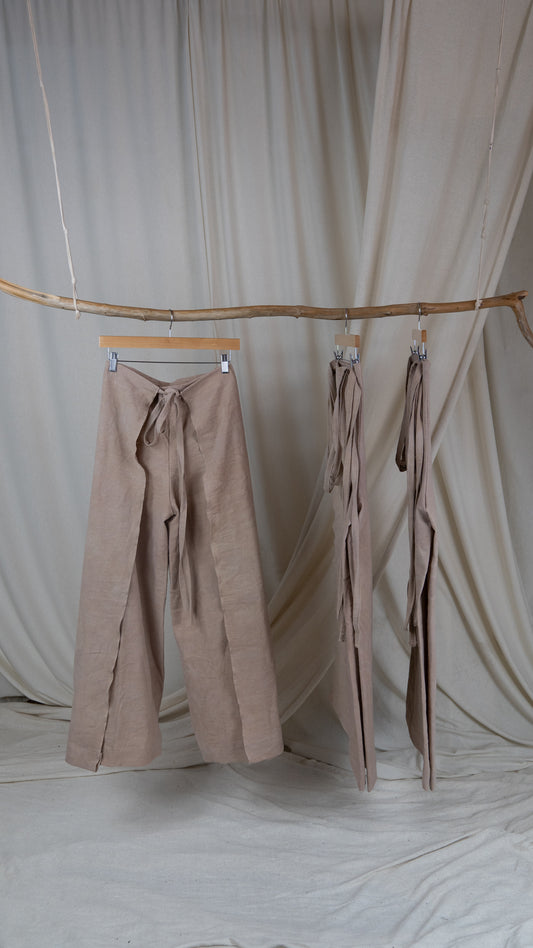 PRE ORDER Petal Wrap Pants: Cairo Cotton Gauze
