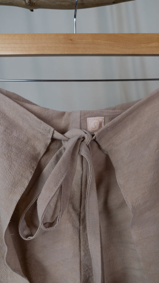 PRE ORDER Petal Wrap Pants: Cairo Cotton Gauze